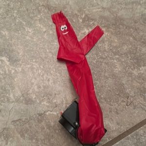 Tiny inflatable red tube man